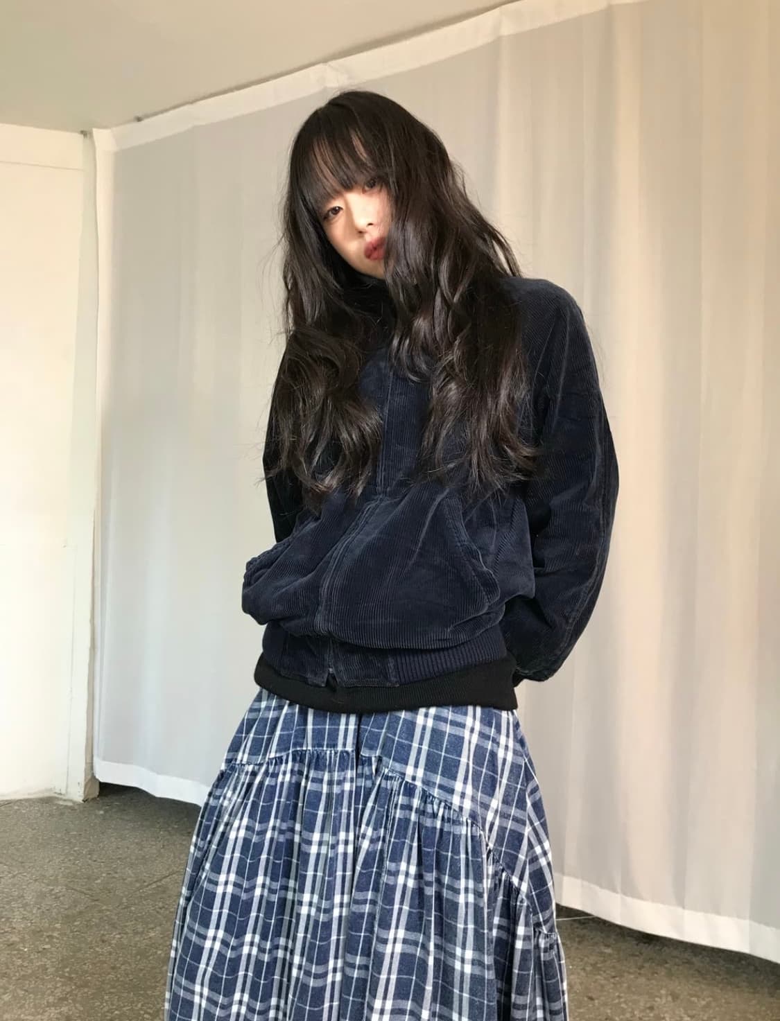 맥그리거 네이비 코듀로이 자켓 상품이미지1