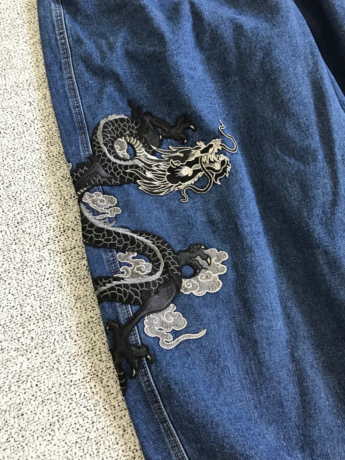 오리엔탈 자수 데님 벌룬 팬츠 상품이미지6