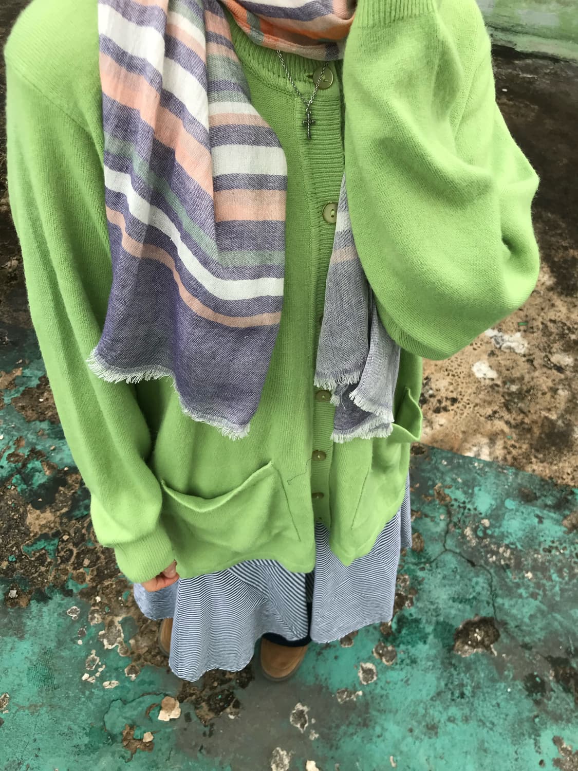 믹스 컬러 스카프 상품이미지3