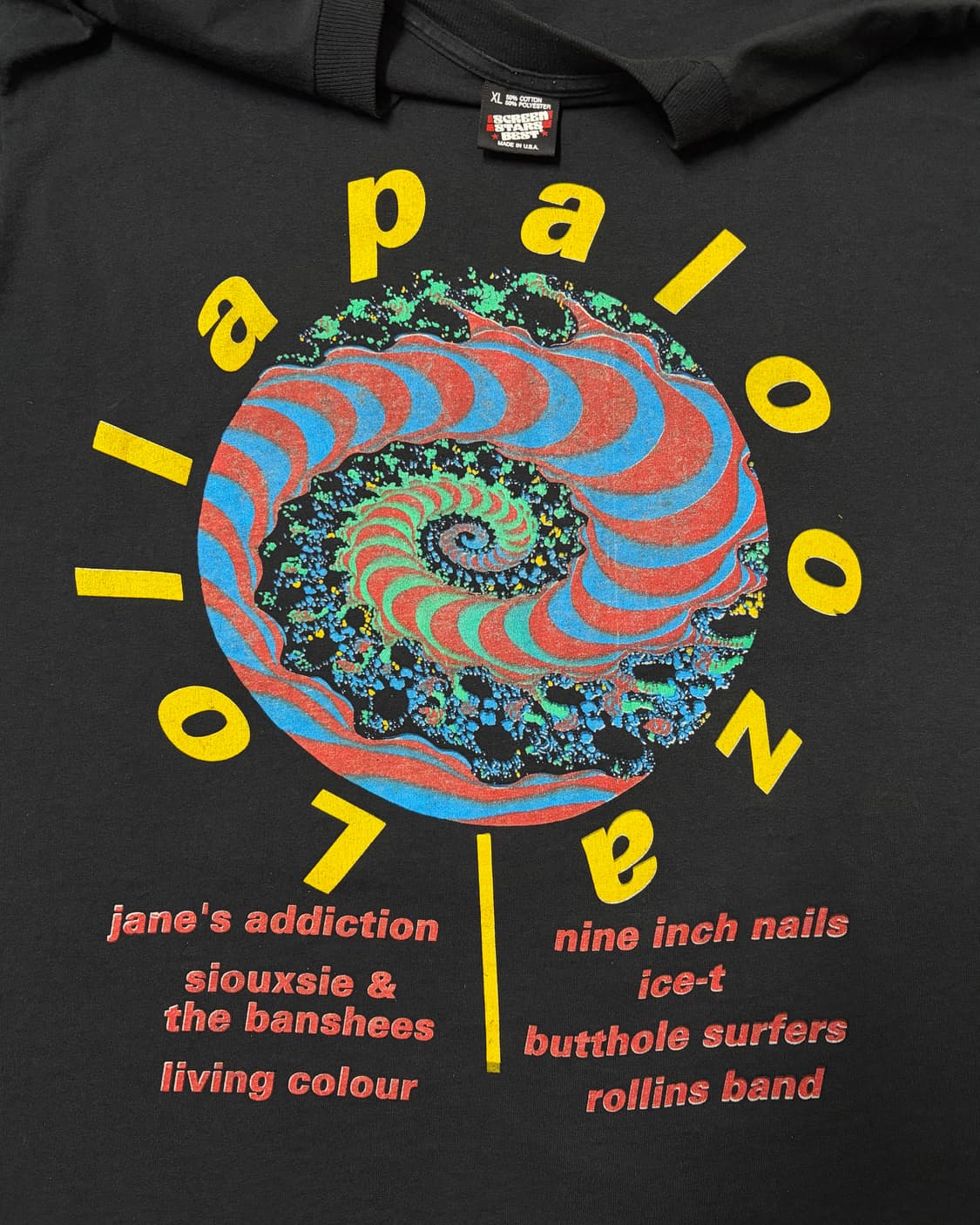 빈티지 90s First Lollapalooza 롤라팔루자 밴드 티셔츠 상품이미지1