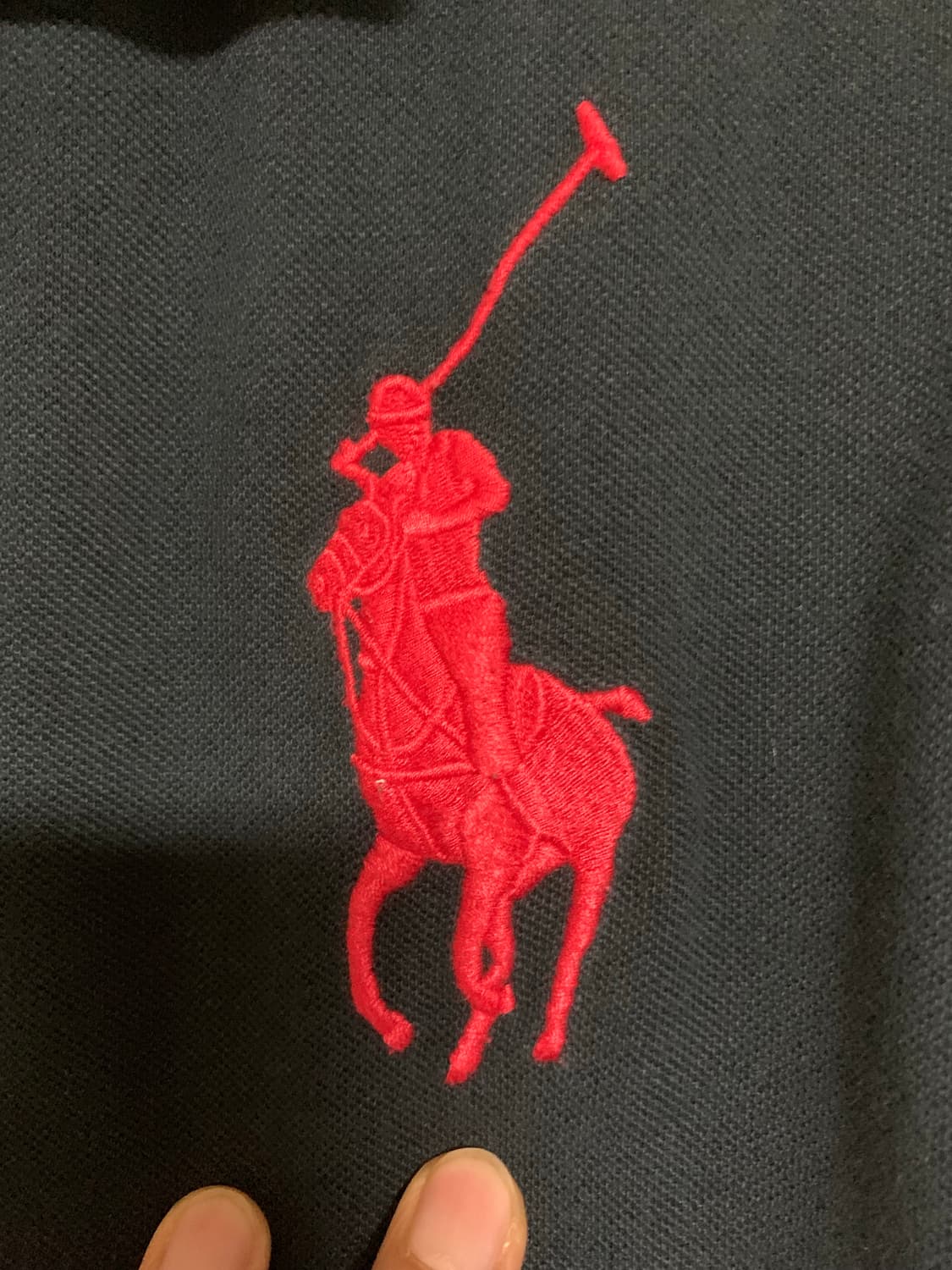 폴로 랄프로렌 빅포니 긴팔 카라티 네이비 16-18 세 상품이미지4