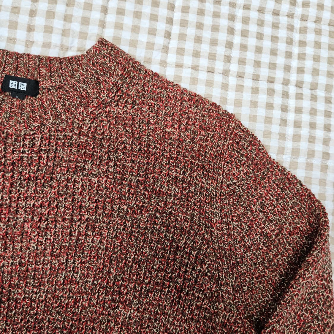 유니클로 긴소매 니트 남자100 상품이미지3