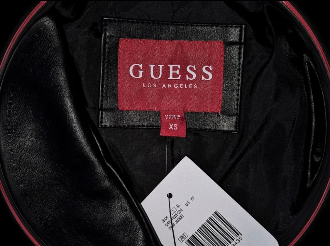 Vintage GUESS high-necked zipper Faux le 상품이미지2