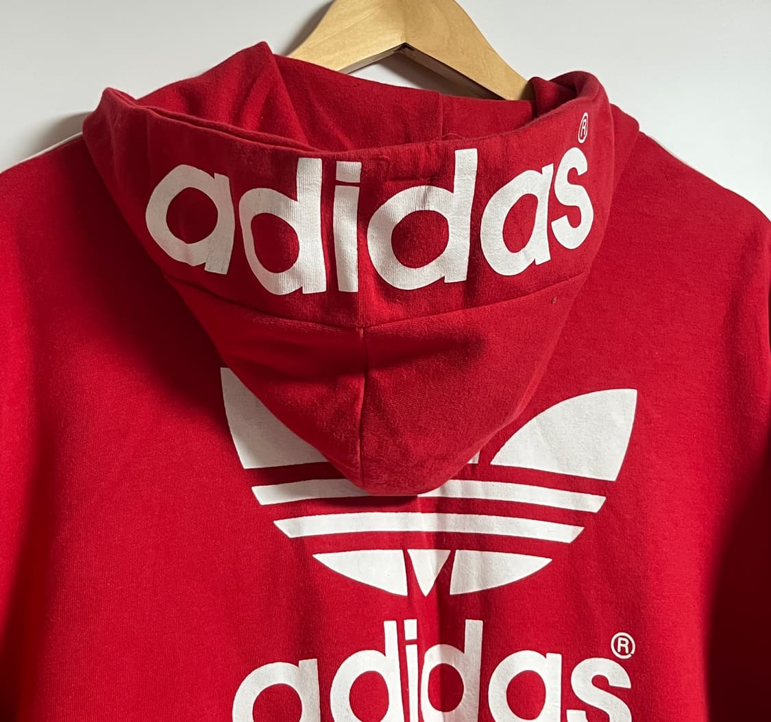 공용 아디다스 빅로고 트레포일 후드 티셔츠 Free 상품이미지6