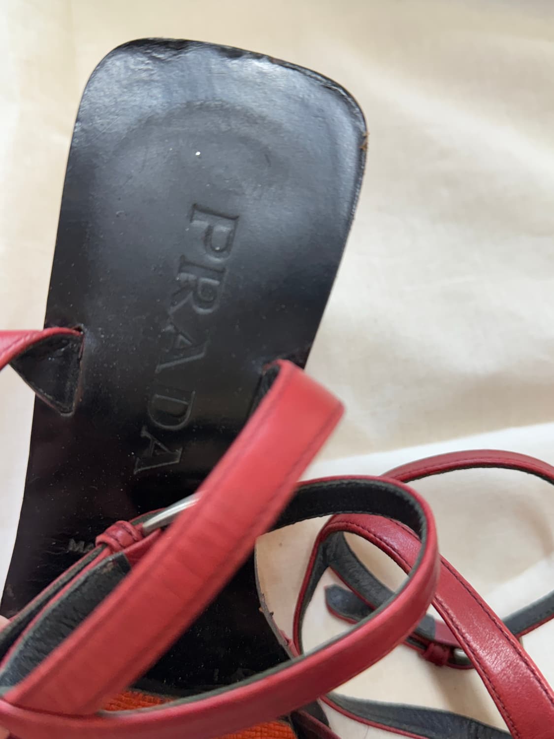 프라다 웨지힐 상품이미지3