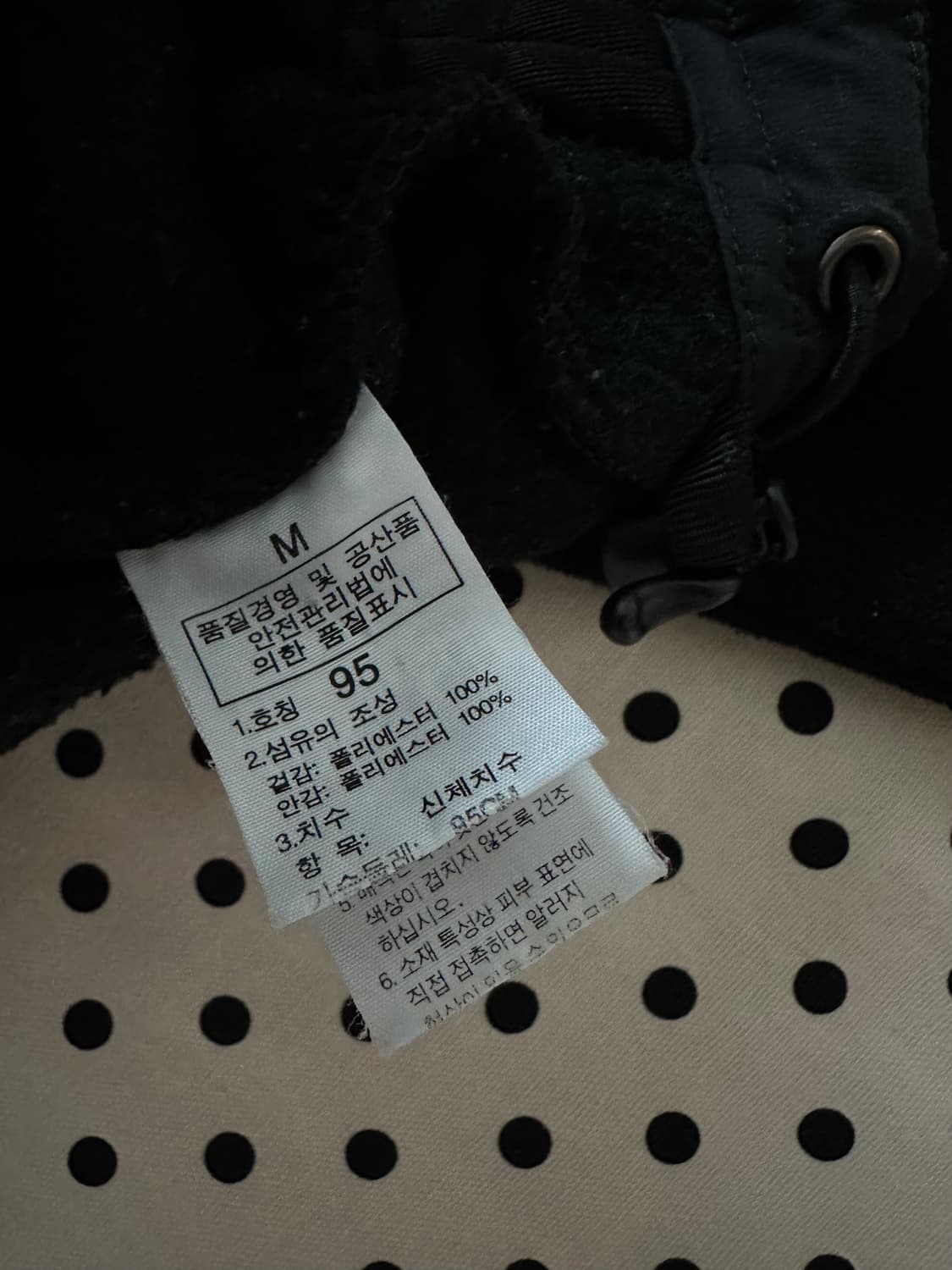 노스페이스 플리스 집업 블랙 상품이미지4