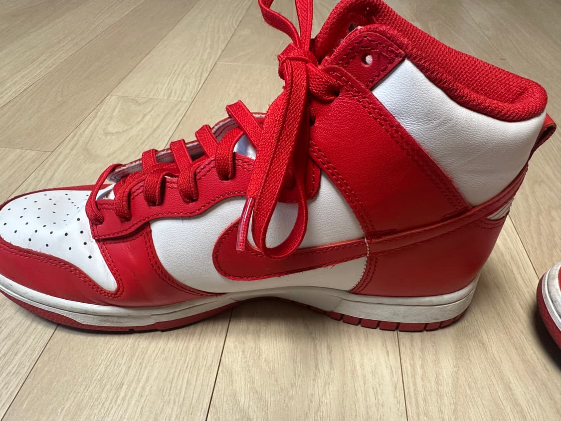 나이키 덩크하이 레드 260 상품이미지5