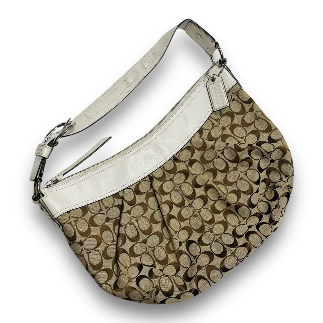 코치 모노그램 y2k 호보 빈티지 핸드 숄더백 상품이미지2