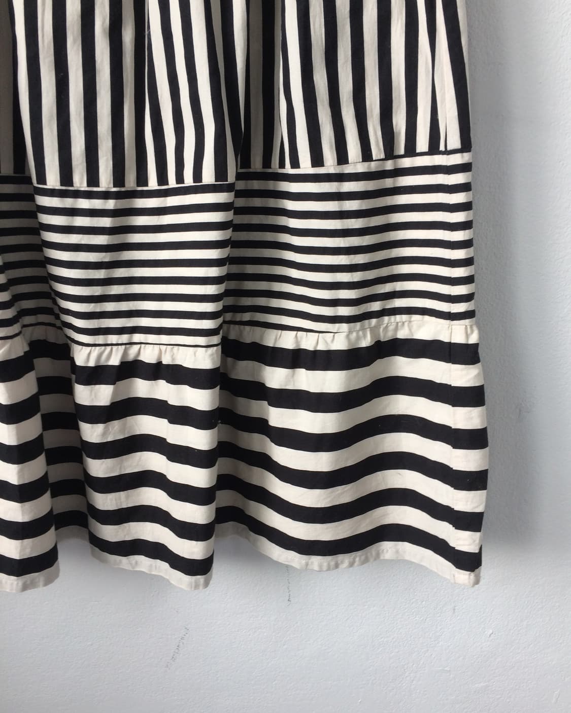 stripe pattern mixed skirt 상품이미지3
