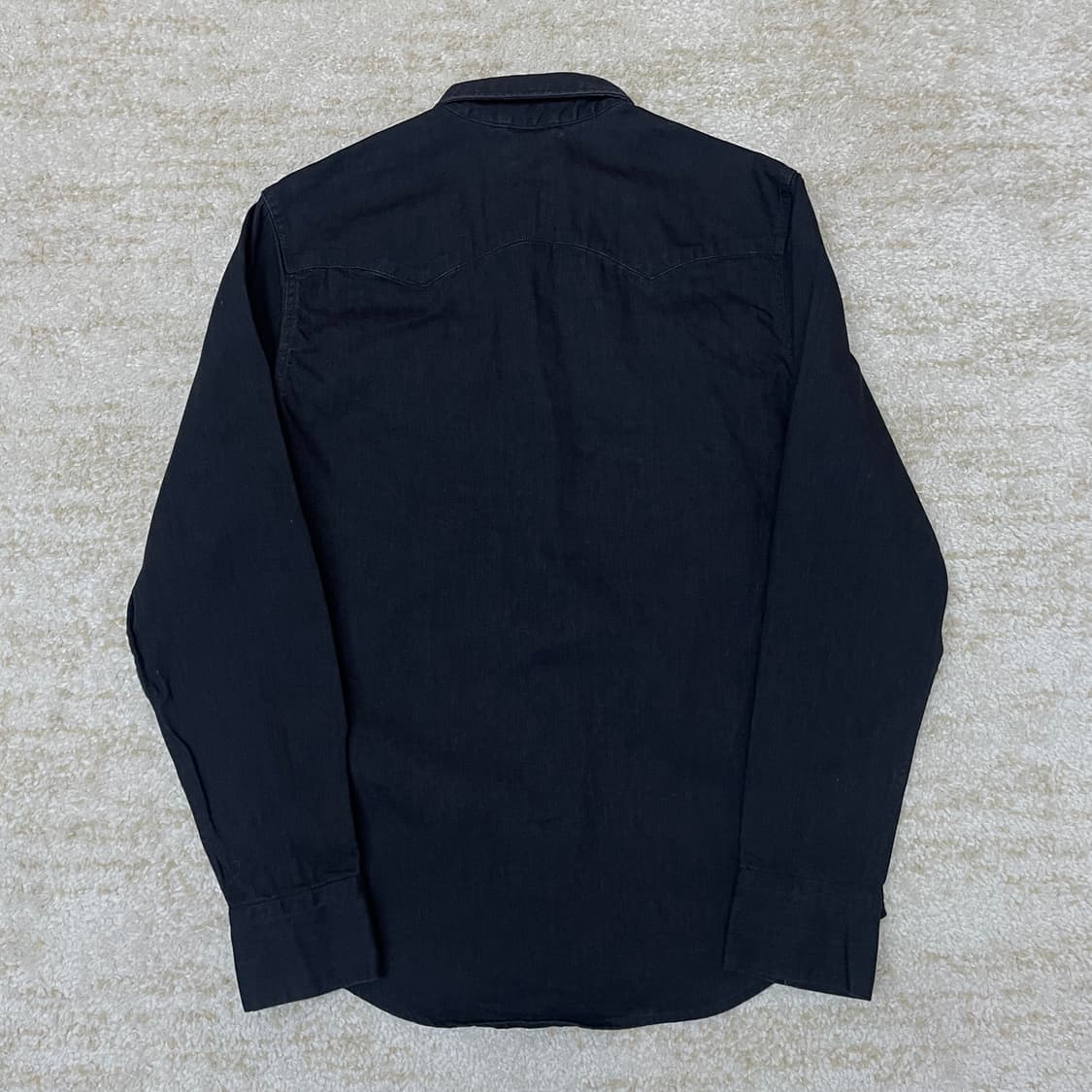 [M] Levis 리바이스 바스토우 웨스턴 블랙 데님셔츠 자켓 상품이미지4