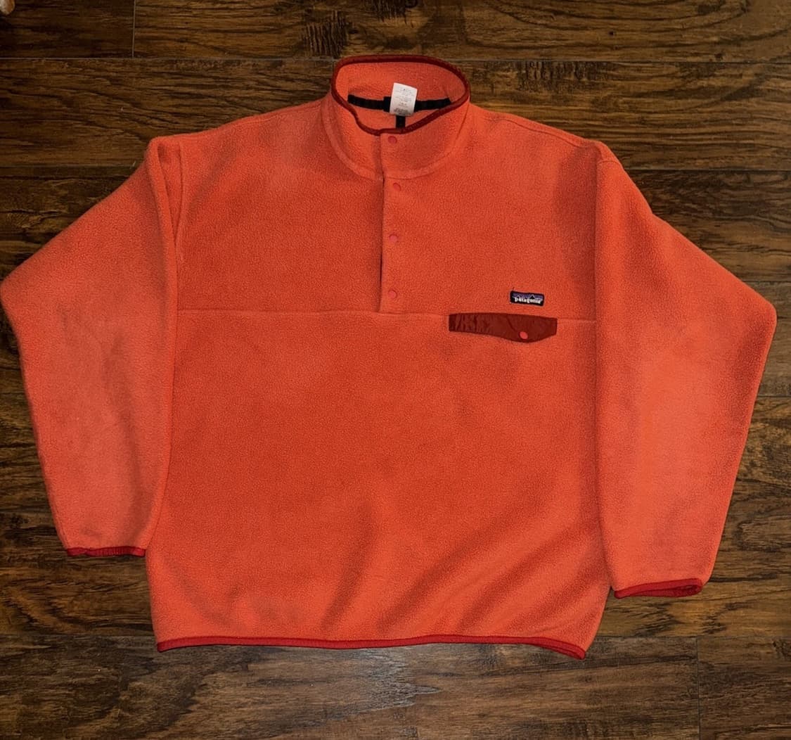 11FW 파타고니아 신칠라 스냅-T 플리스 오렌지 레드 상품이미지1