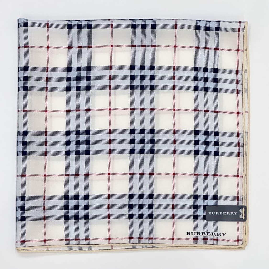 (새상품) burberry /버버리 실크혼방 쁘띠스카프 상품이미지6