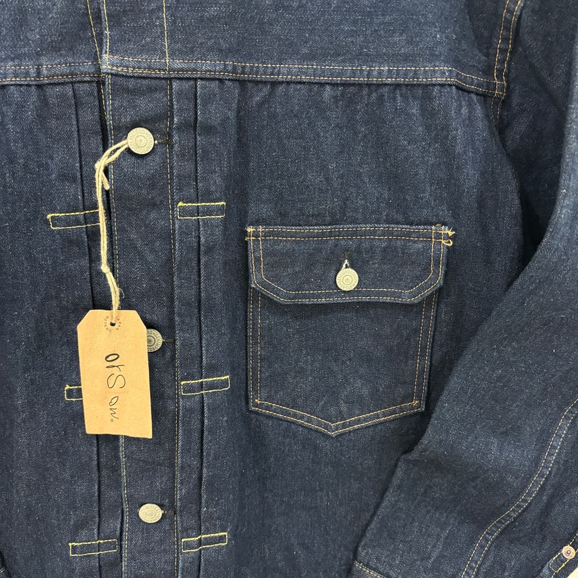 [4] 오어슬로우 타입1 40s 데님 자켓 상품이미지2