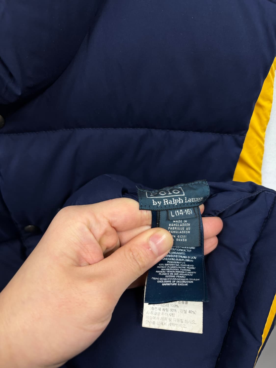 폴로랄프로렌 패딩조끼 상품이미지4