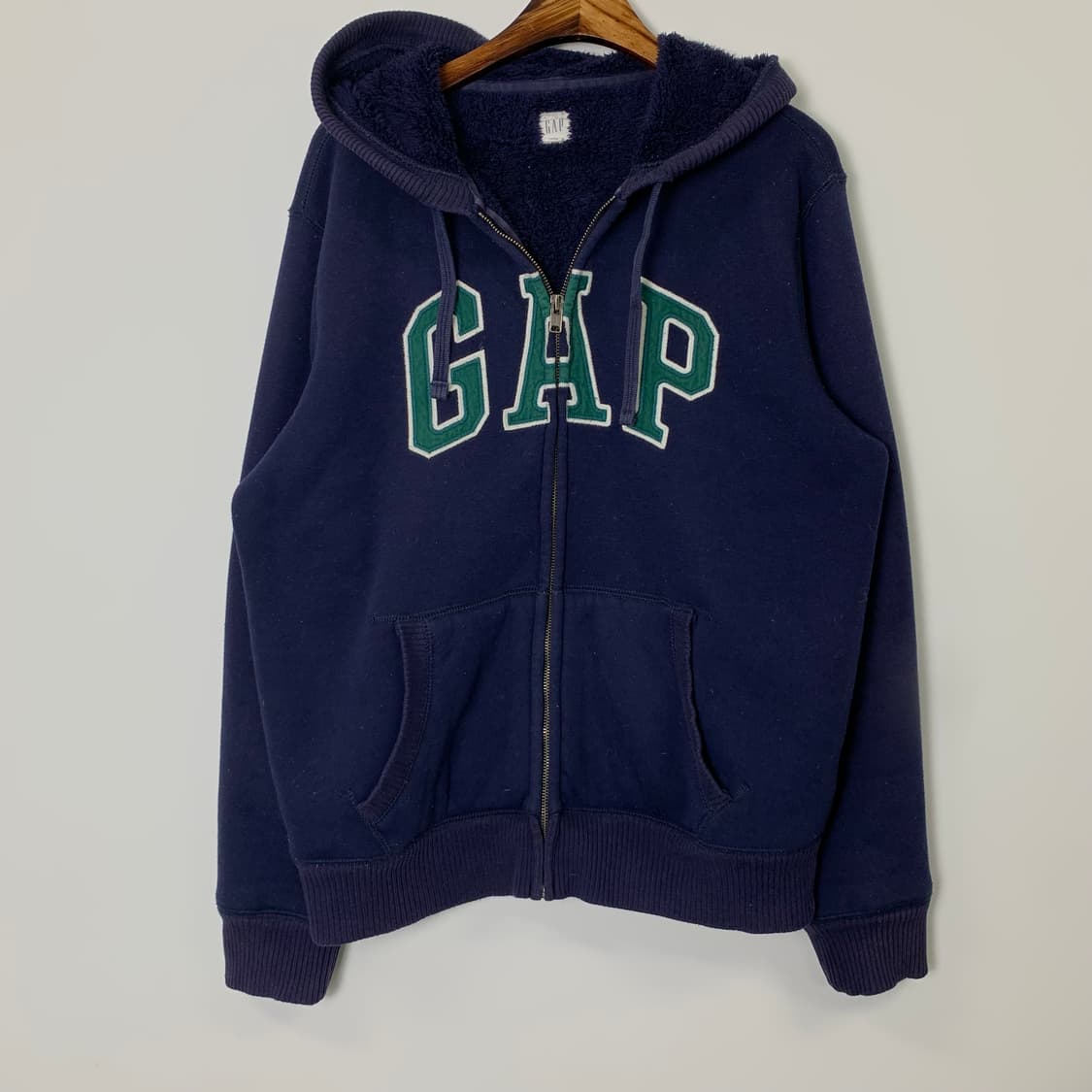 Gap 갭 네이비 양털 후드집업 상품이미지2