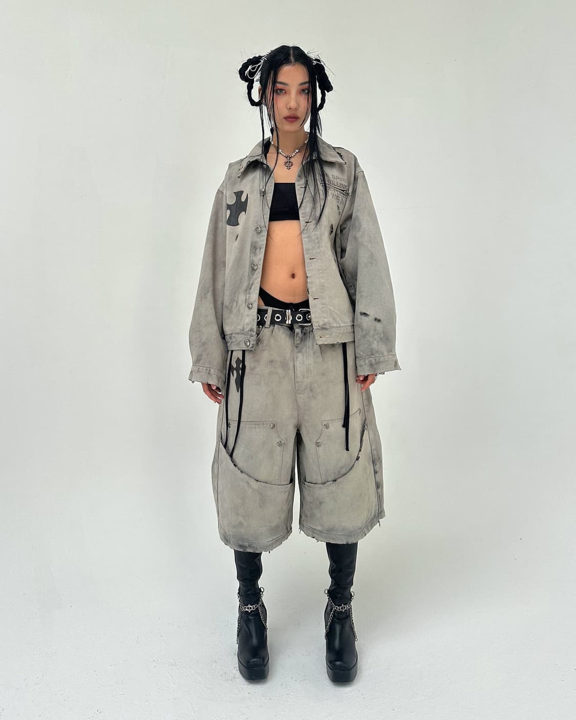 스쿱 SKOOT 디스트로이드 워크 자켓 상품이미지1