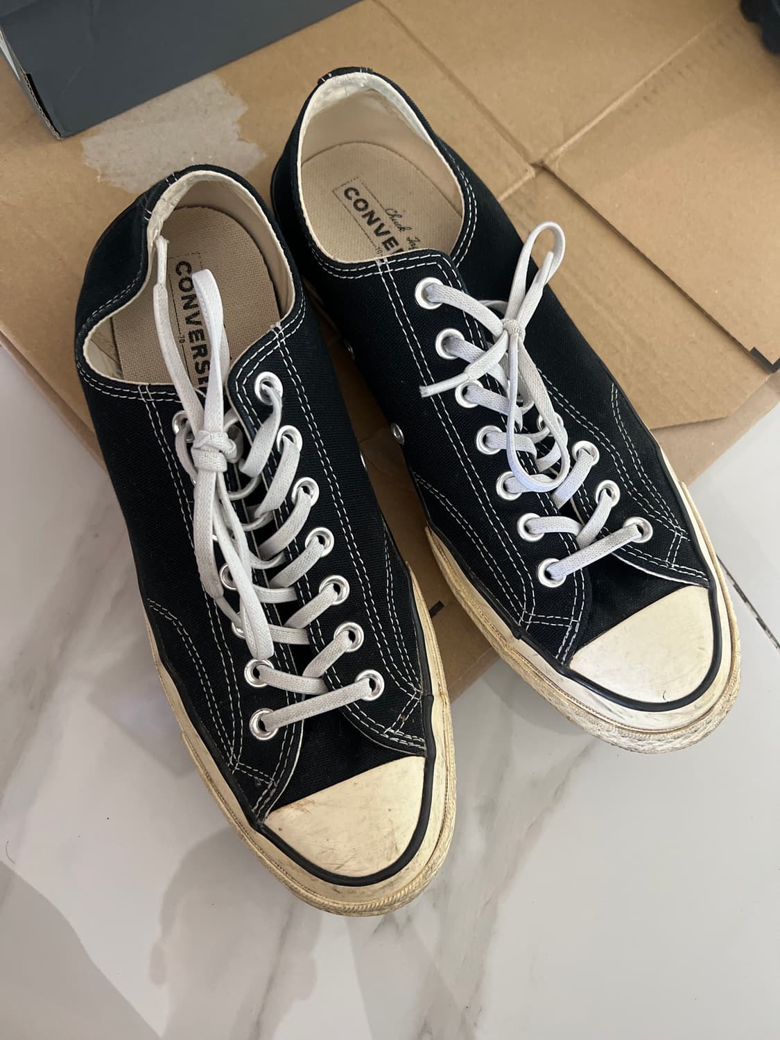 컨버스 척테일러 로우 블랙 (265) 상품이미지1