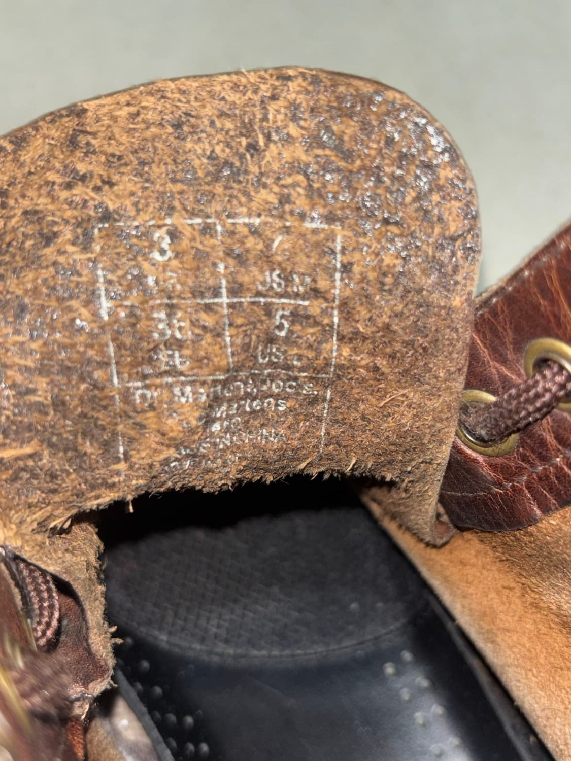 닥터마틴 1460 8홀 브라운 워커 부츠 230 상품이미지7