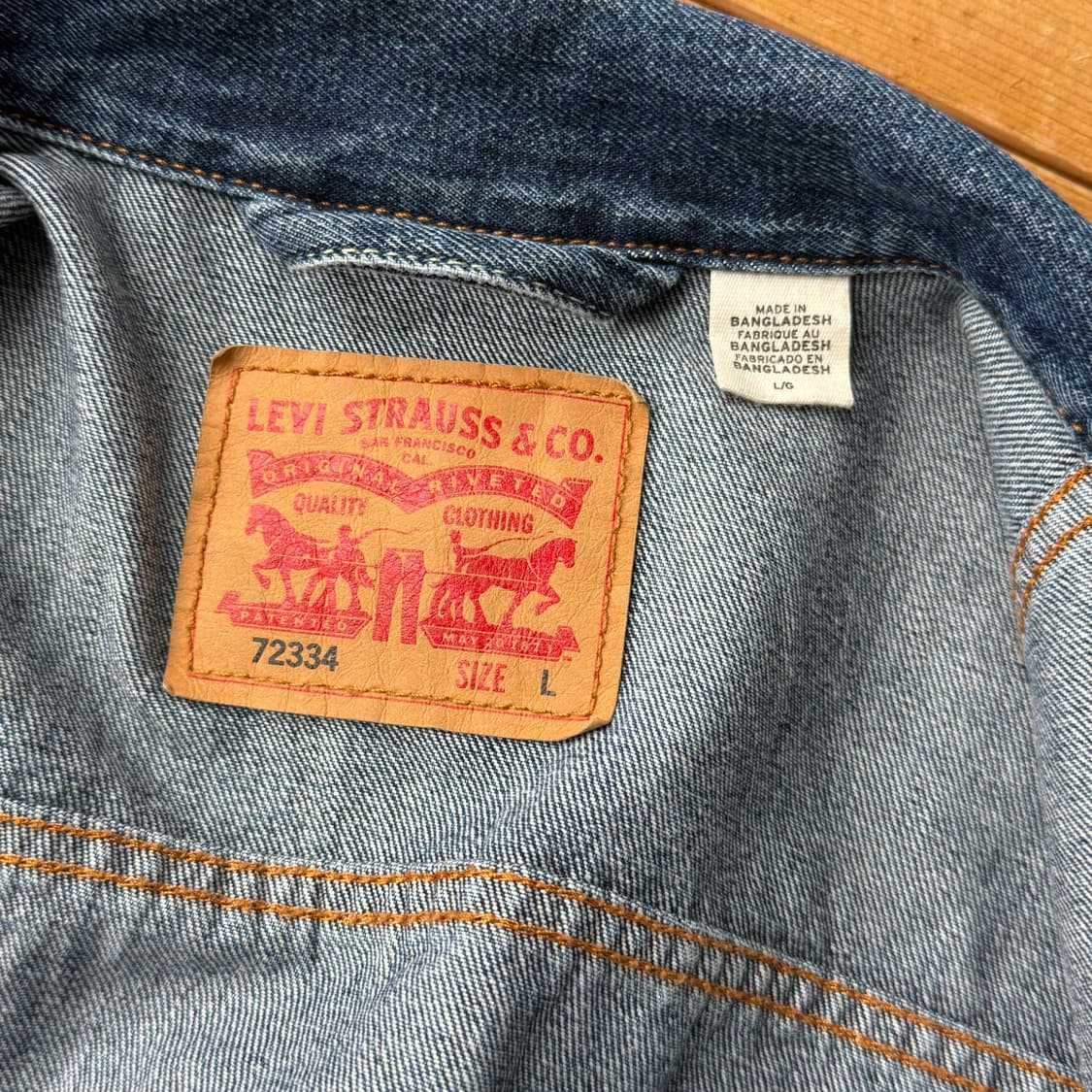 리바이스 72334 타입3 데님자켓 상품이미지4