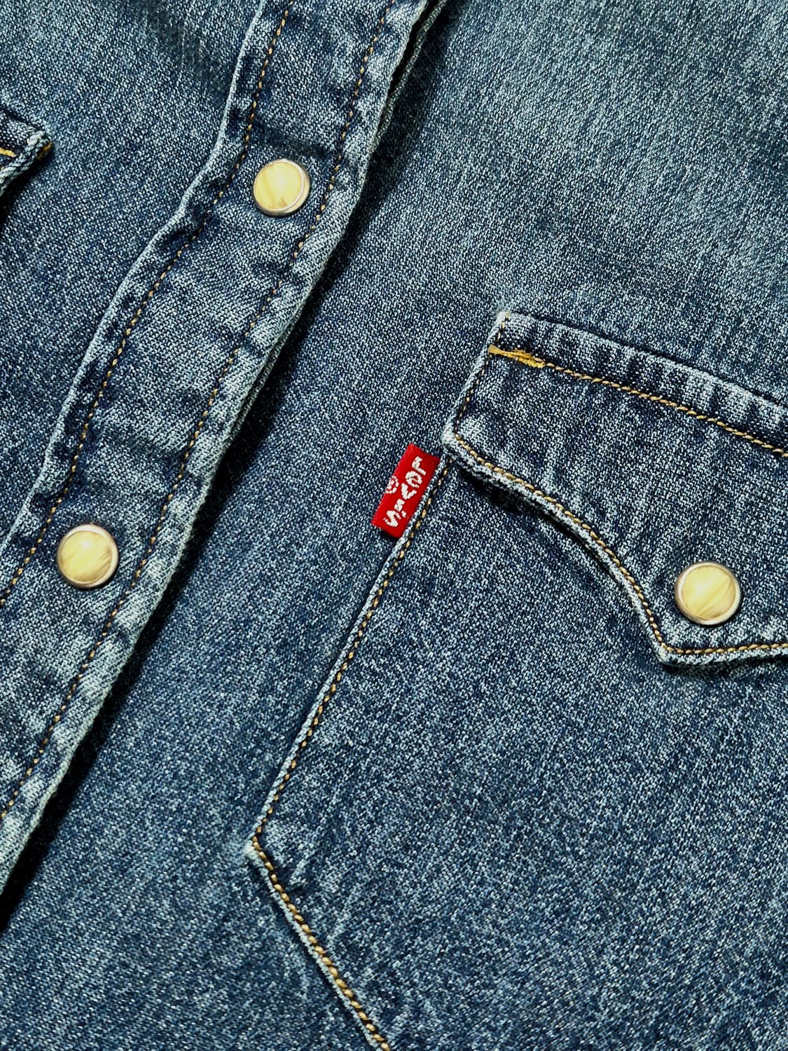 빈티지9. Levi's 리바이스 우먼스 웨스턴 데님 셔츠 상품이미지4
