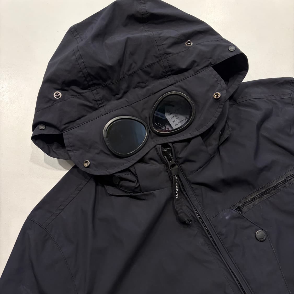 [105] 15FW CP 컴퍼니 고글 후드 자켓 블랙 D2 상품이미지6