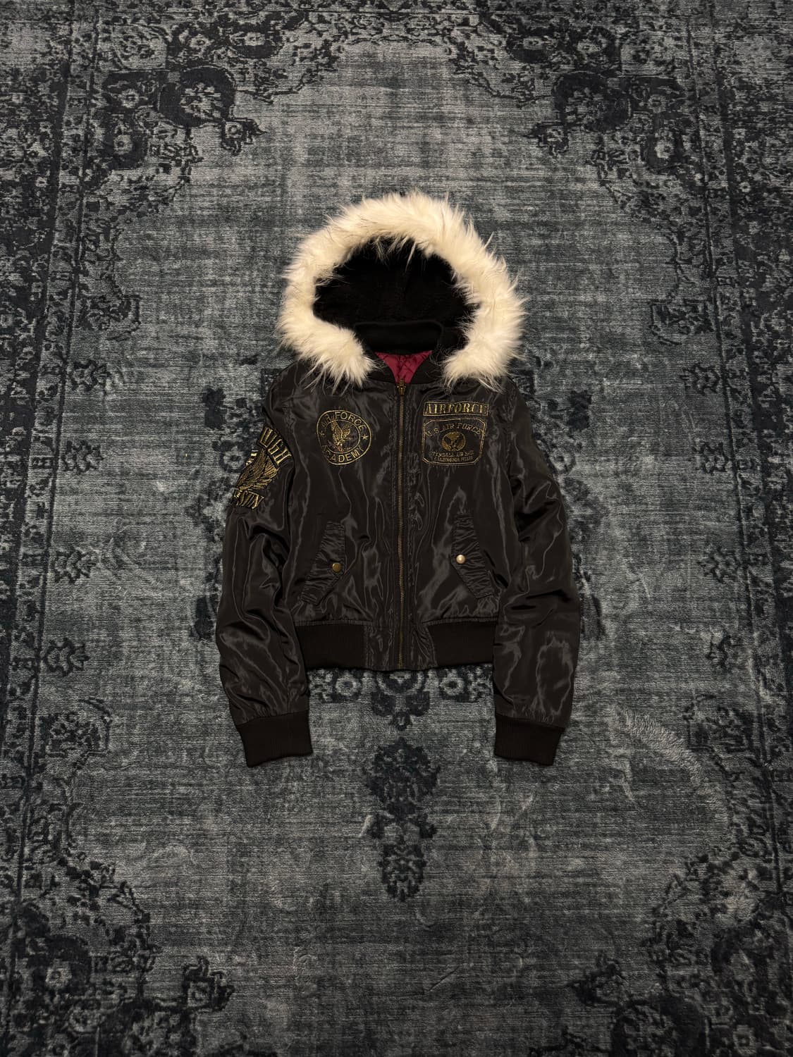Dia 00s archive air force ma-1 fur jacke 상품이미지1