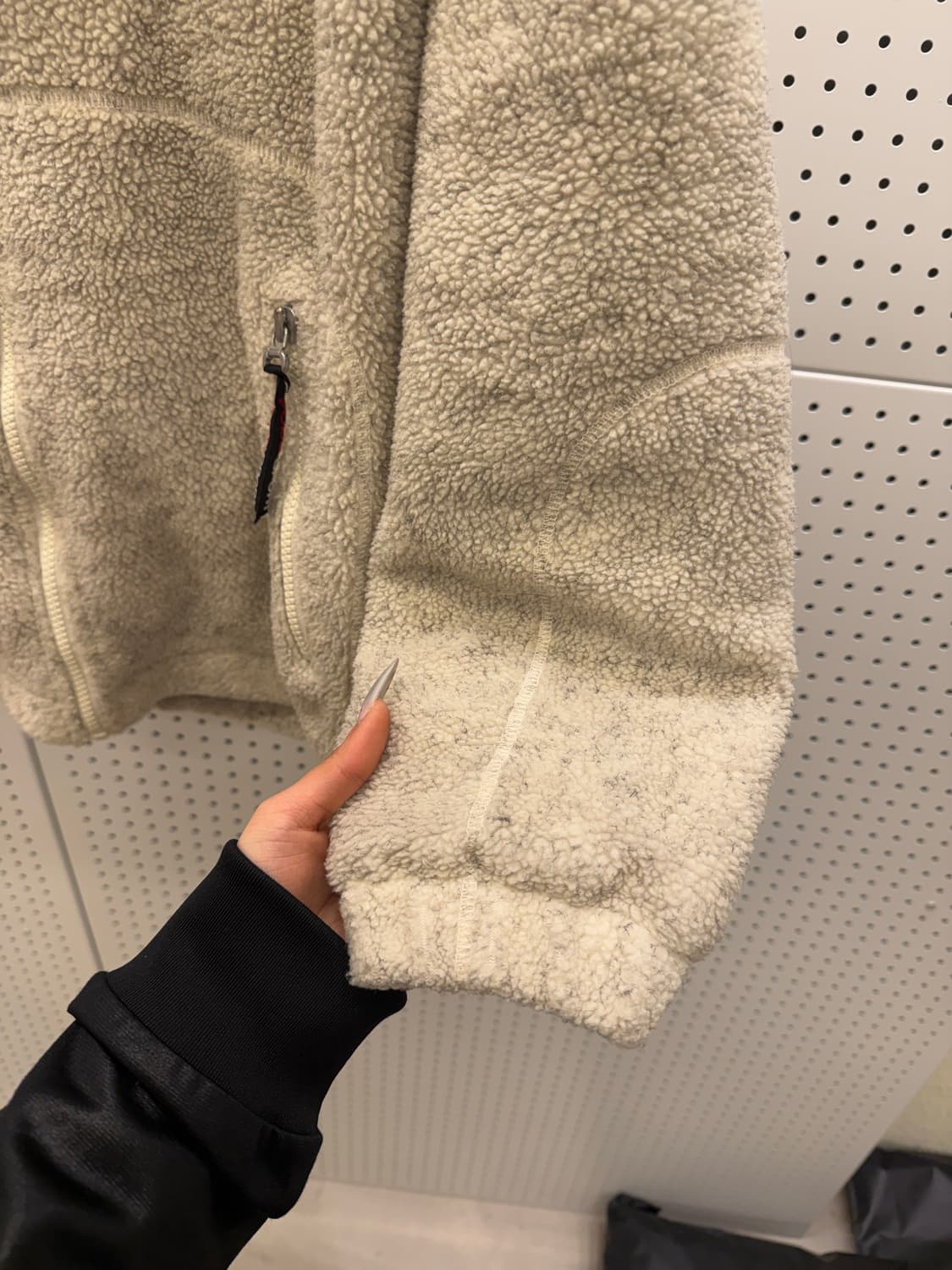 후부 양털 퍼 후드 집업 U779 상품이미지4