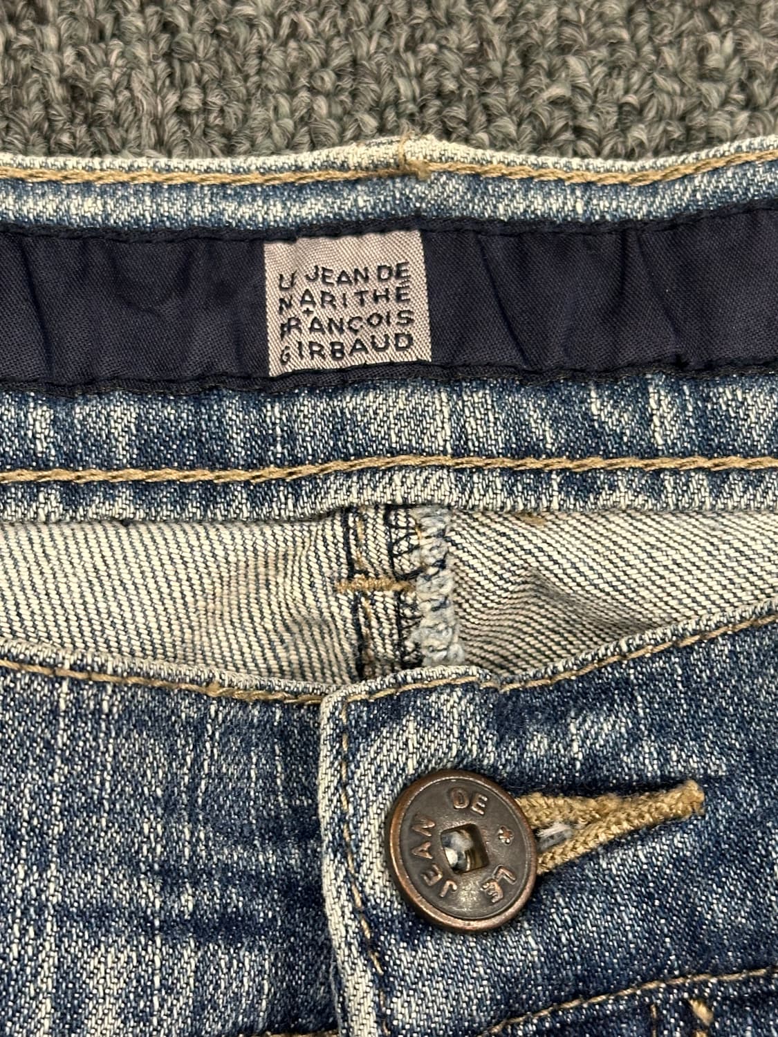 32)마리떼 프랑소와 저버 빈티지 컨버터블 카고 데님팬츠 상품이미지6