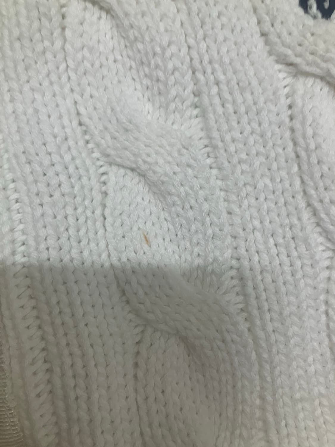 폴로 랄프 로렌 케이블 니트 코튼 숏 슬리브 가디건 상품이미지4