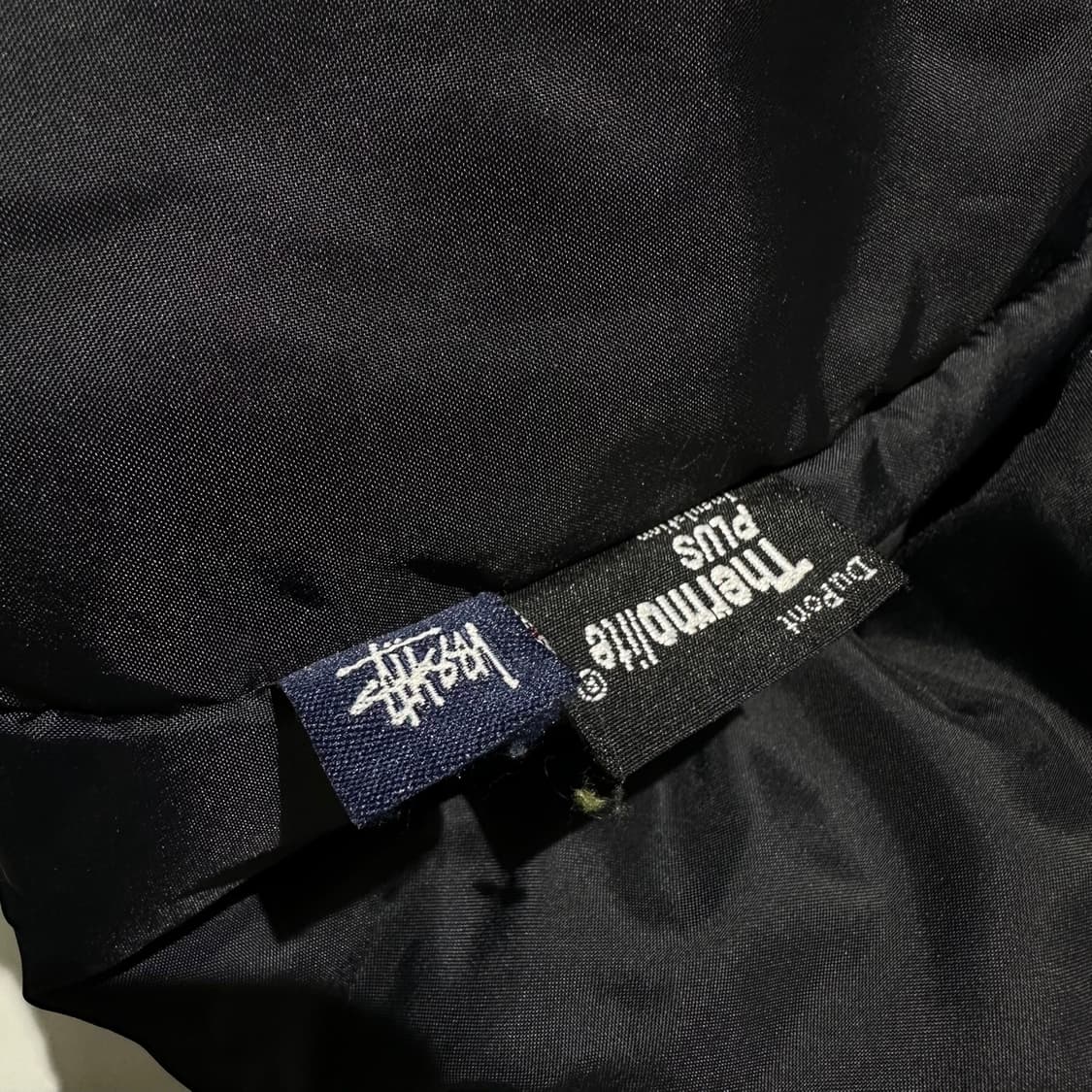 스투시 00‘s 버버리 롤렉스 패러디 체크 블루종 자켓 상품이미지8