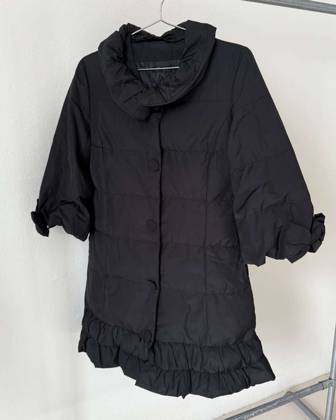 빈티지 7부 슬리브 다운 패딩 상품이미지1