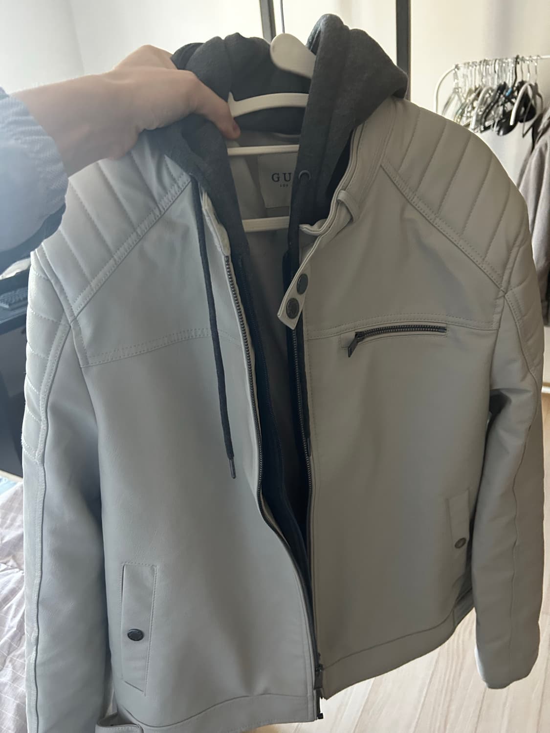 게스 FAUX LEATHER 가죽자켓 상품이미지1