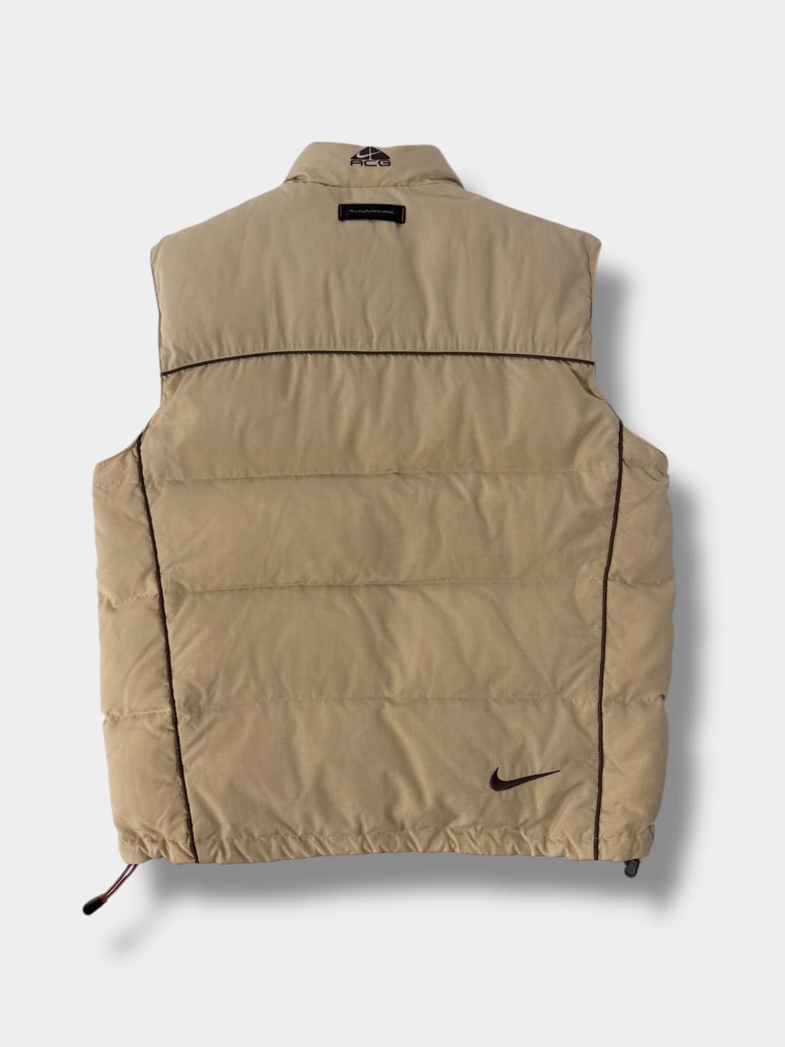 나이키 ACG 루즈핏 90‘s 베이지 브라운 텍티컬 덕다운 패딩 베스트 상품이미지2