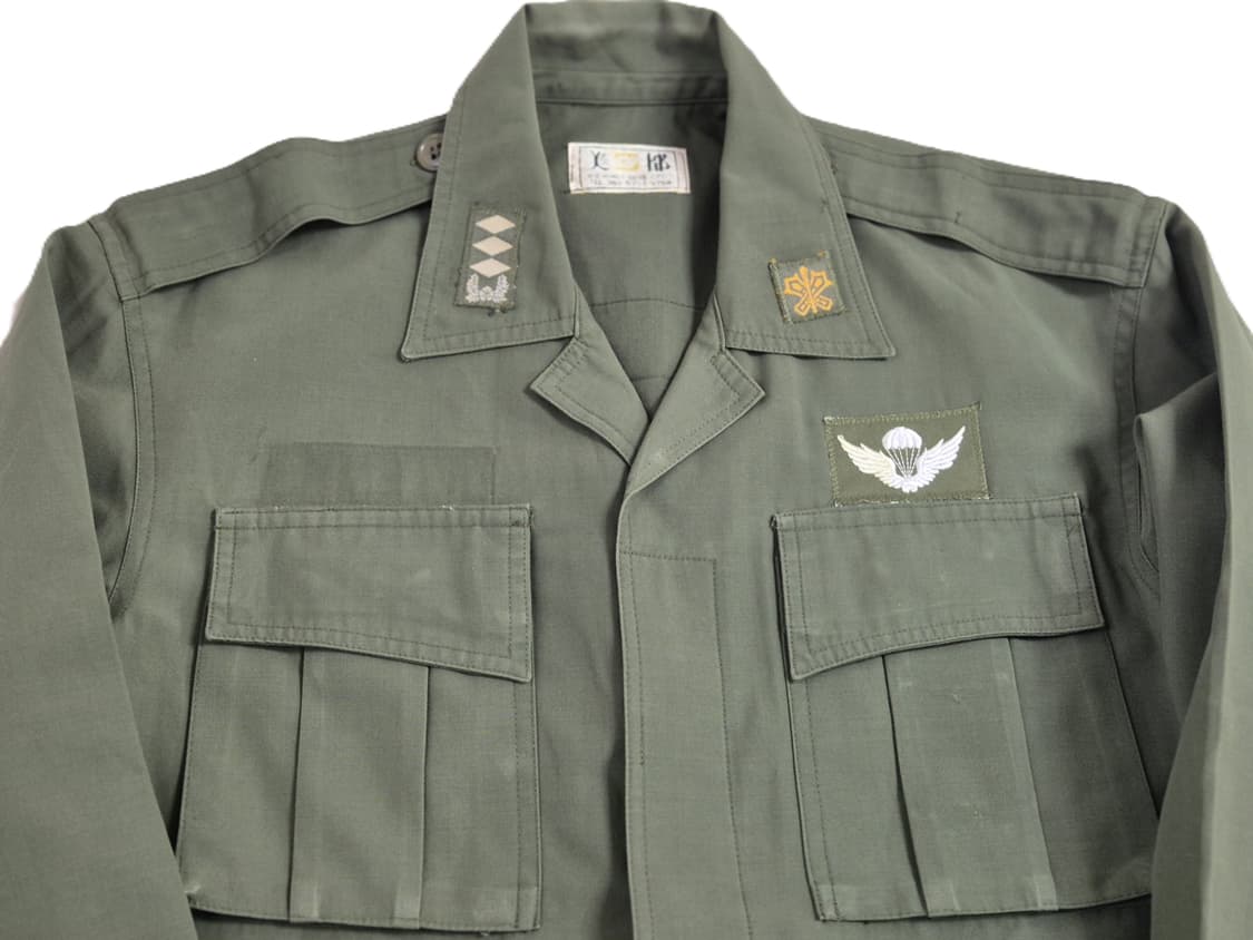 육군 구형 대위 보병 민무늬 엘리트복 전투복 상의 자켓 (L) 상품이미지7