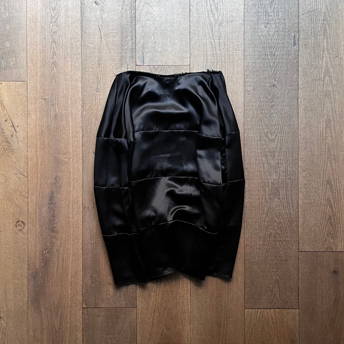 Satin Patchwork Transformed Skirt 상품이미지1