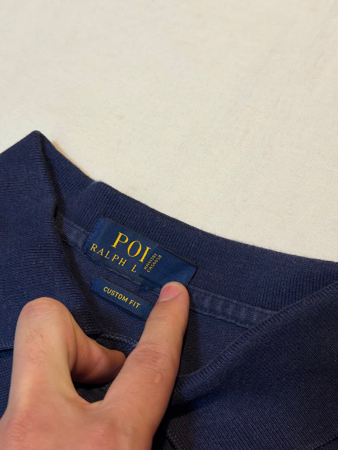 폴로 랄프로렌 빅포니 치프키프 카라티 네이비 화이트 상품이미지4