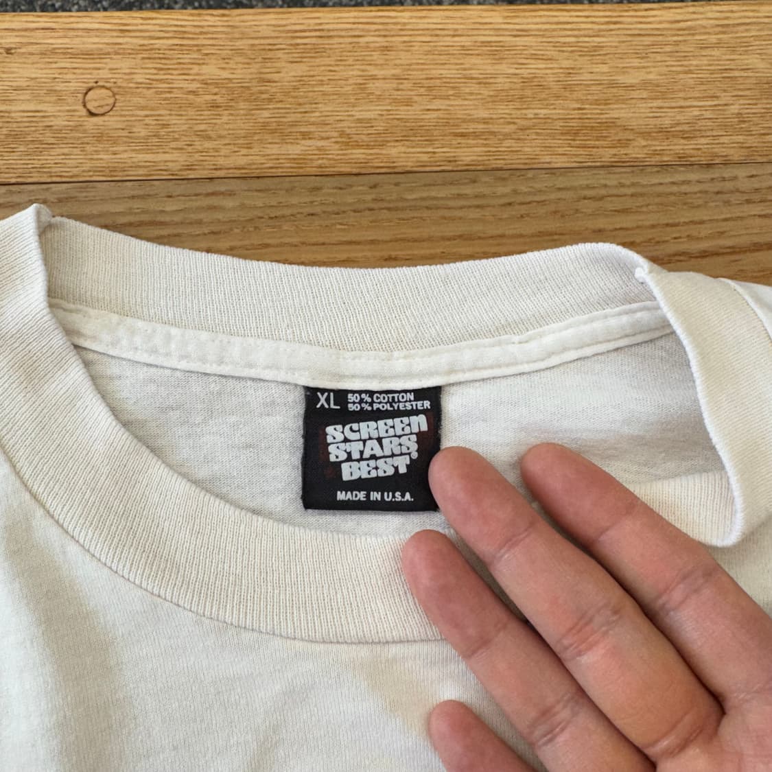 90s 스크린스타즈 롱슬리브 티셔츠 made in USA (XL)  상품이미지4