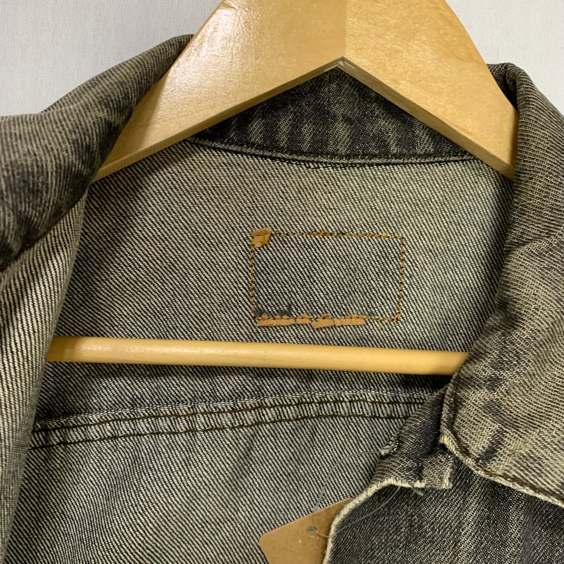 리바이스 데님 자켓 워싱 블랙 빈티지 청자켓 남녀공용 상품이미지5