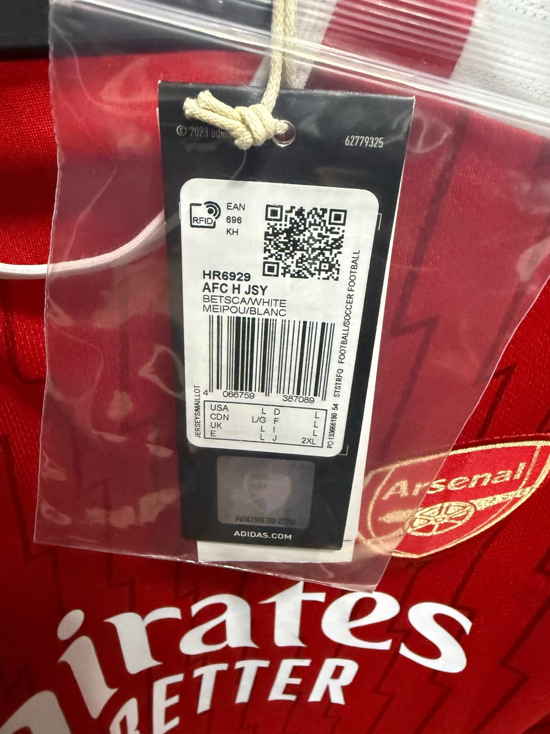 아디다스 아스날 23-24 홈 외데고르 상품이미지3