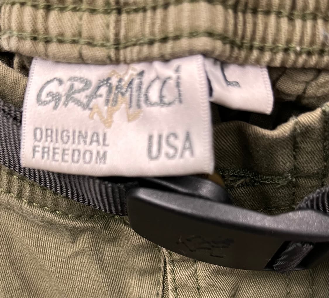 그라미치 코튼팬츠 L 올리브 상품이미지3