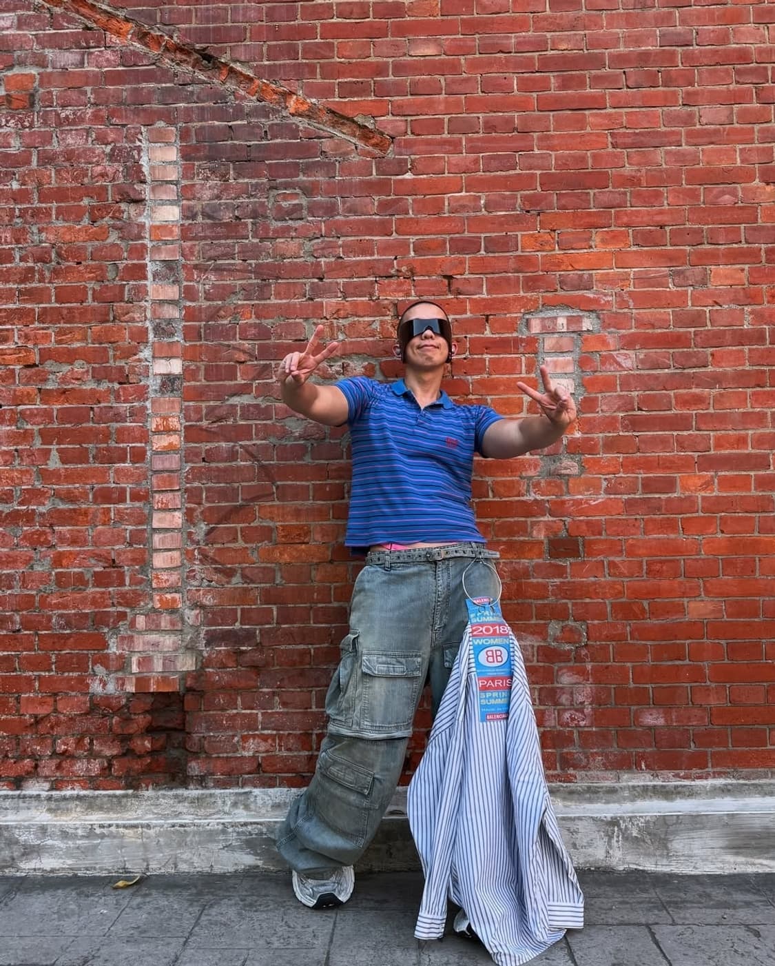 발렌시아가 재패니즈 컨버터블 데님 카고 연청 M 상품이미지1