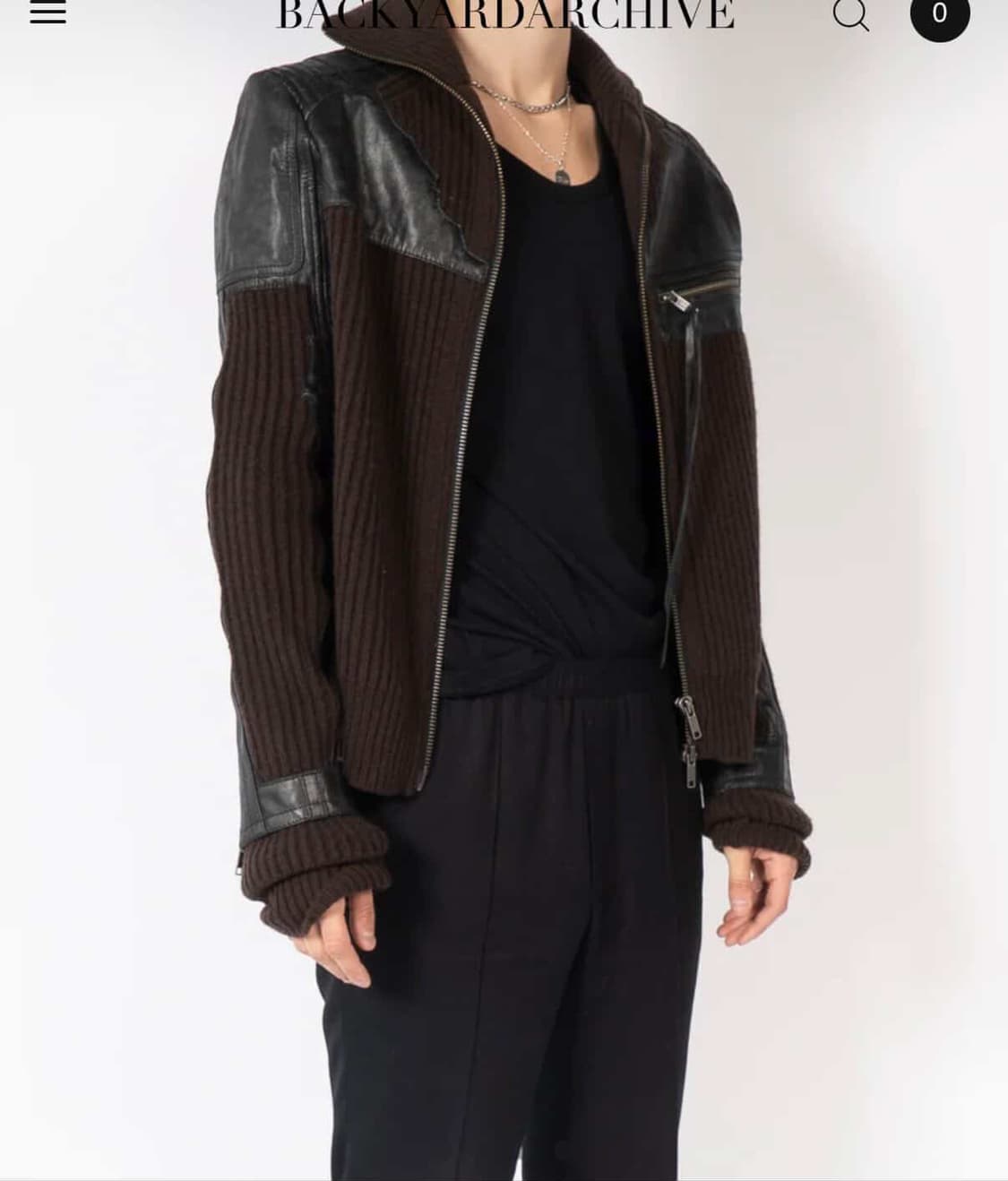 하이더 아커만 17aw 레더 집업 S 상품이미지2