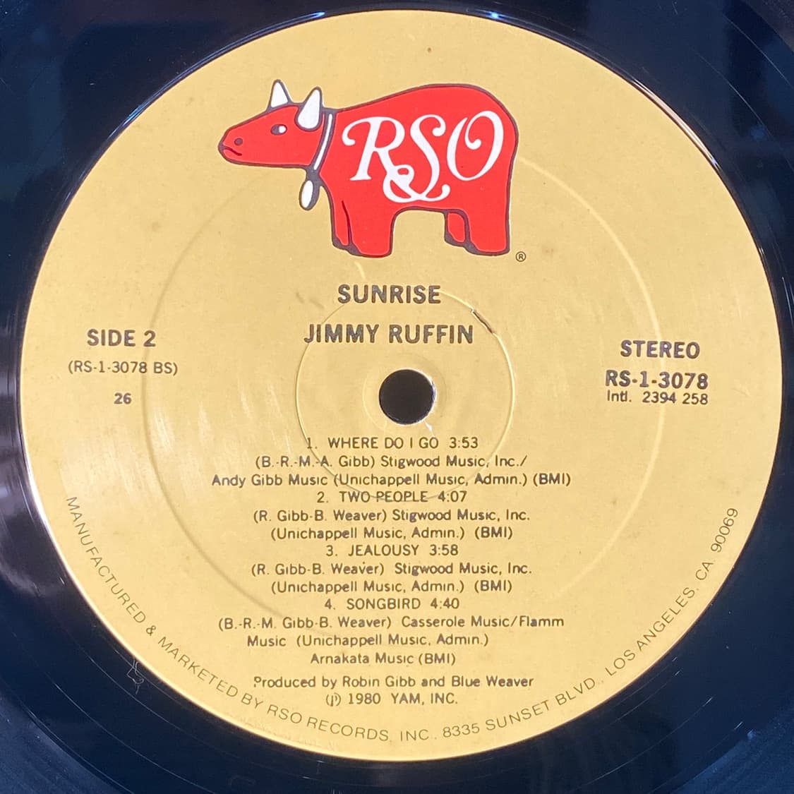 (중고LP-소울) Jimmy Ruffin -Sunrise 상품이미지5