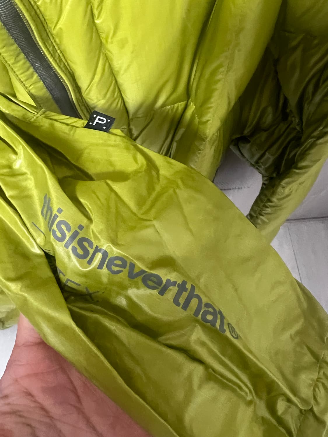 디스이즈네버댓 올리브 패딩 m 상품이미지4