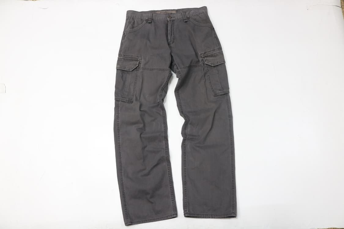 ROVERTRY 로버트리 헤링본 트윌 차콜 카고 팬츠 상품이미지2