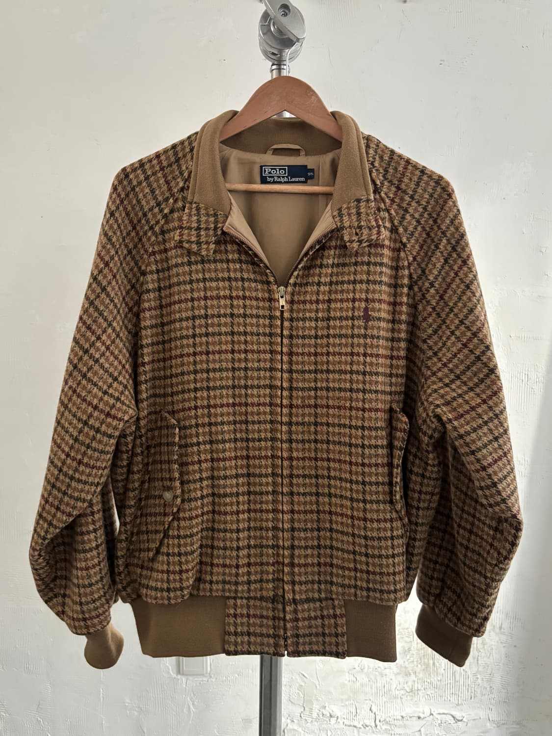Polo 폴로 랄프로렌 90’s 건클럽체크 울 바라쿠타 자켓 상품이미지1