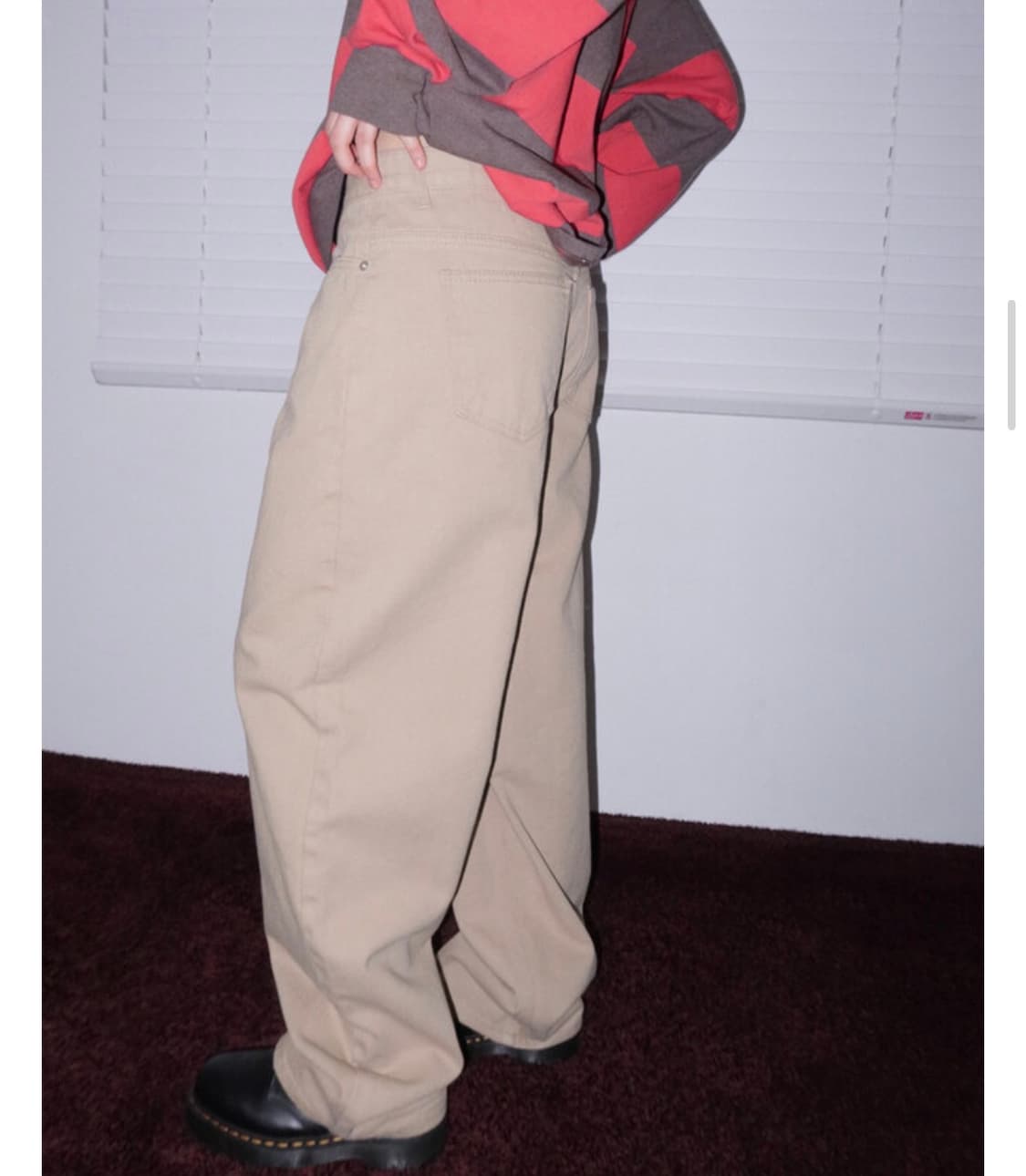 낫띵인커먼 베이직 와이드 코튼팬츠 상품이미지1