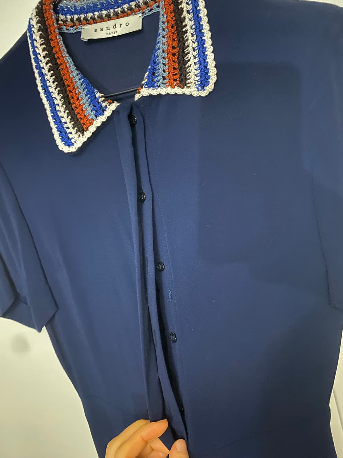 산드로 크로셰 미니 원피스 상품이미지5