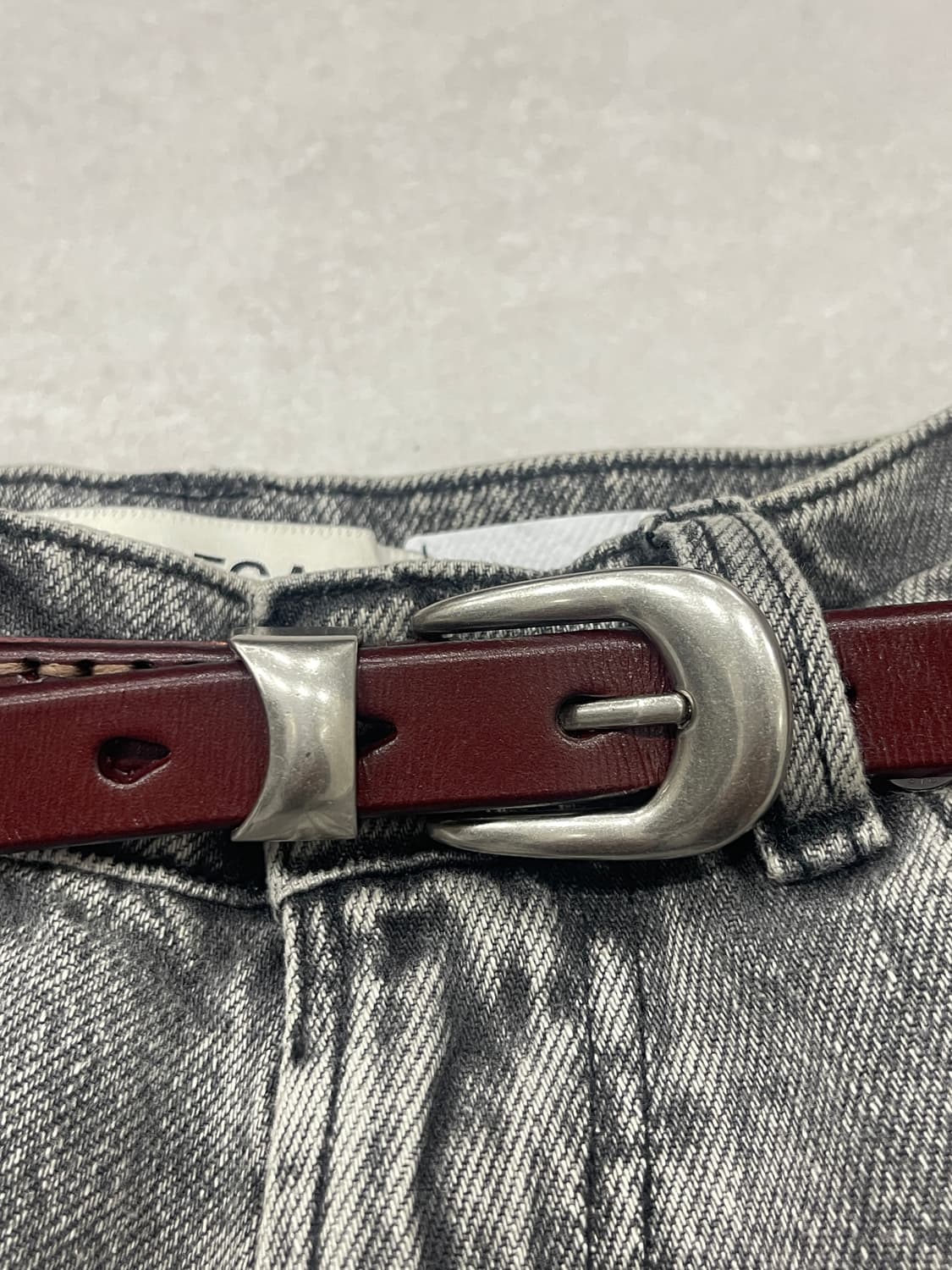 러스틱 리얼가죽벨트 (2cm) 아워레가시무드 상품이미지10