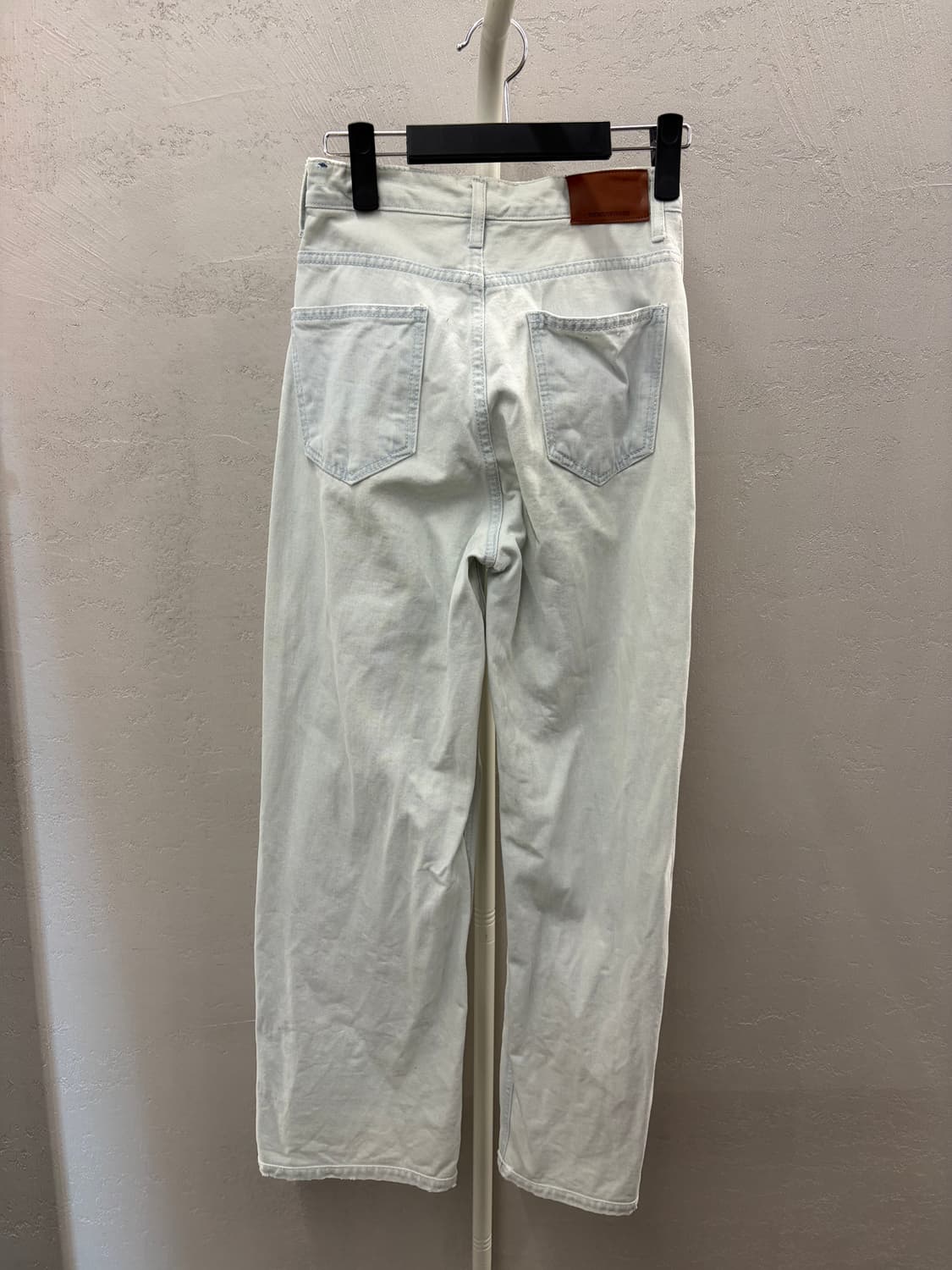 Without Summer 와이드 데님 팬츠 연청 상품이미지5